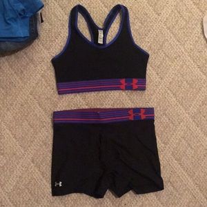 Sports bra/shorts workout set